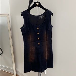 Chanel jumper jeans dark blue 34